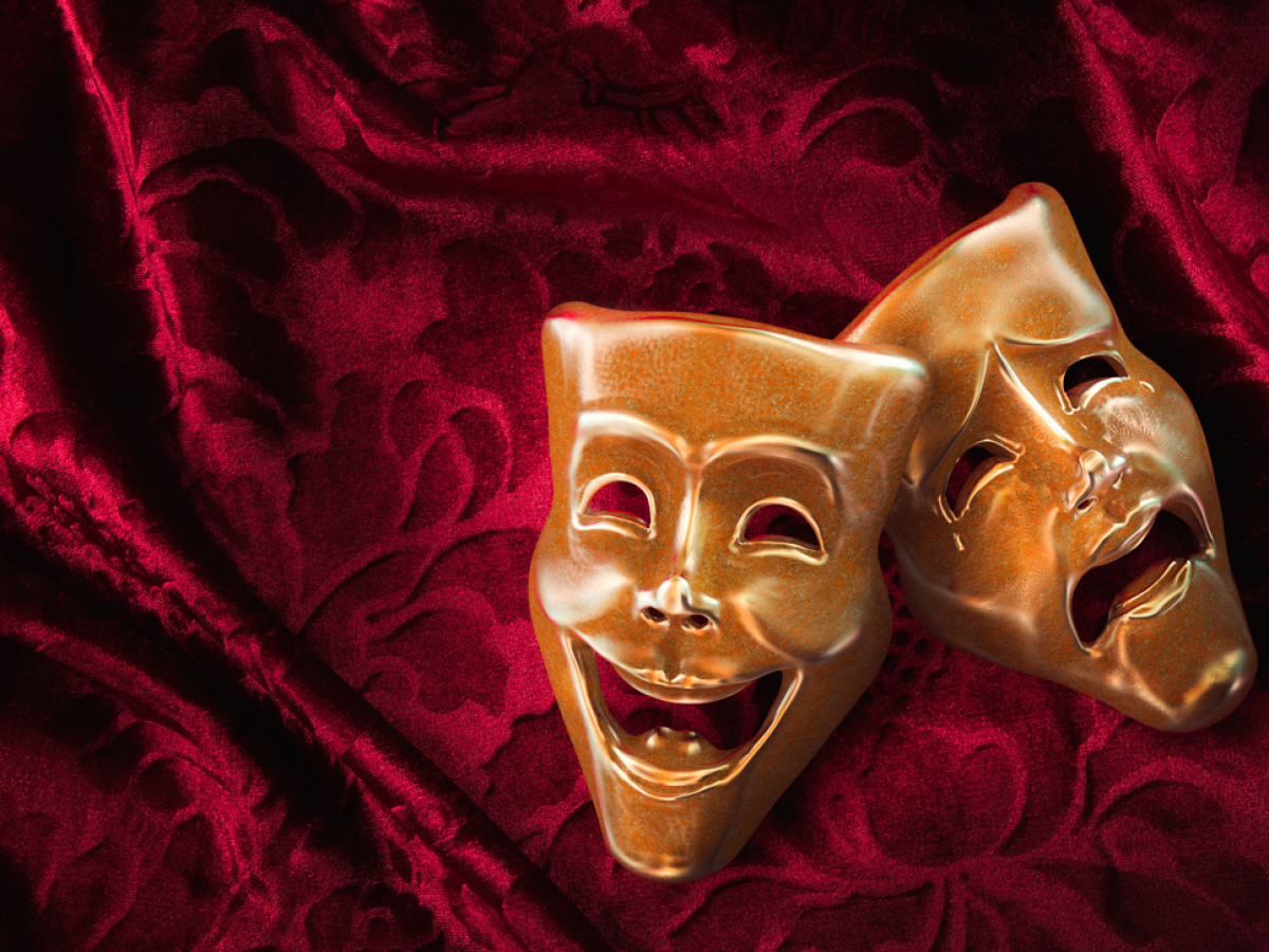 Two Opera Masks